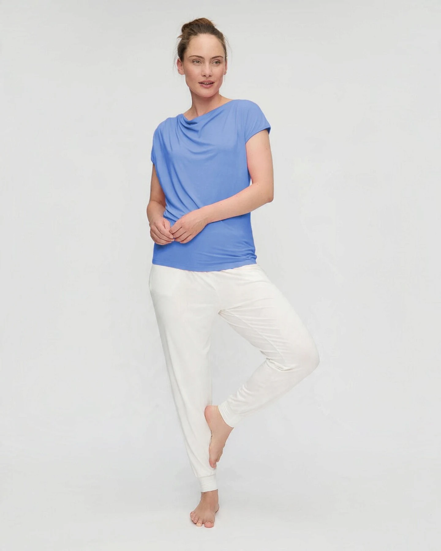 Curare Top Waterfall - Queen Blue L – Ansicht 2
