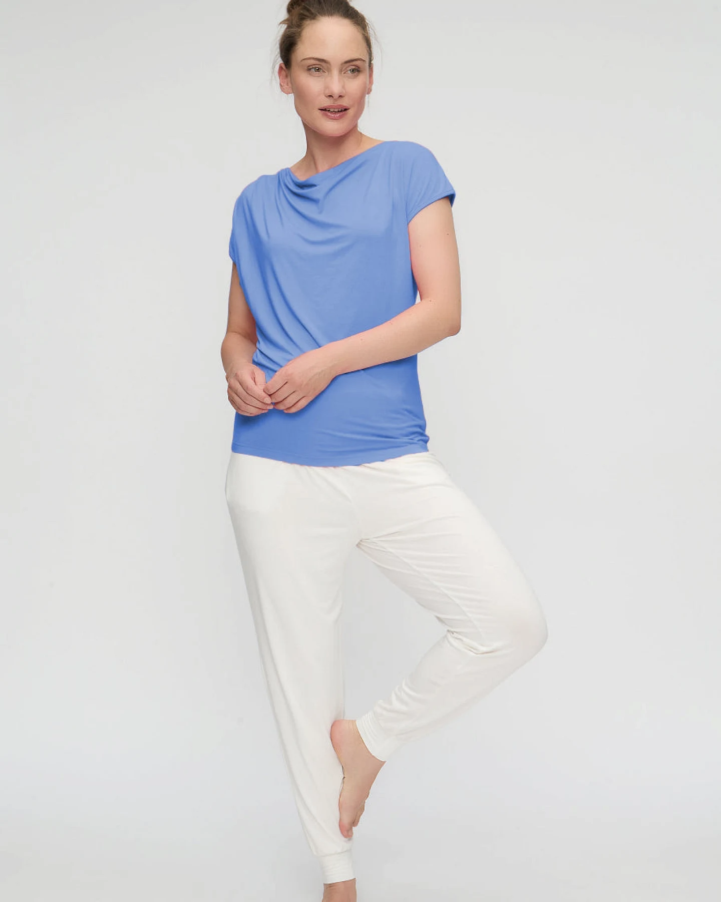 Curare Top Waterfall - Queen Blue S – Ansicht 2