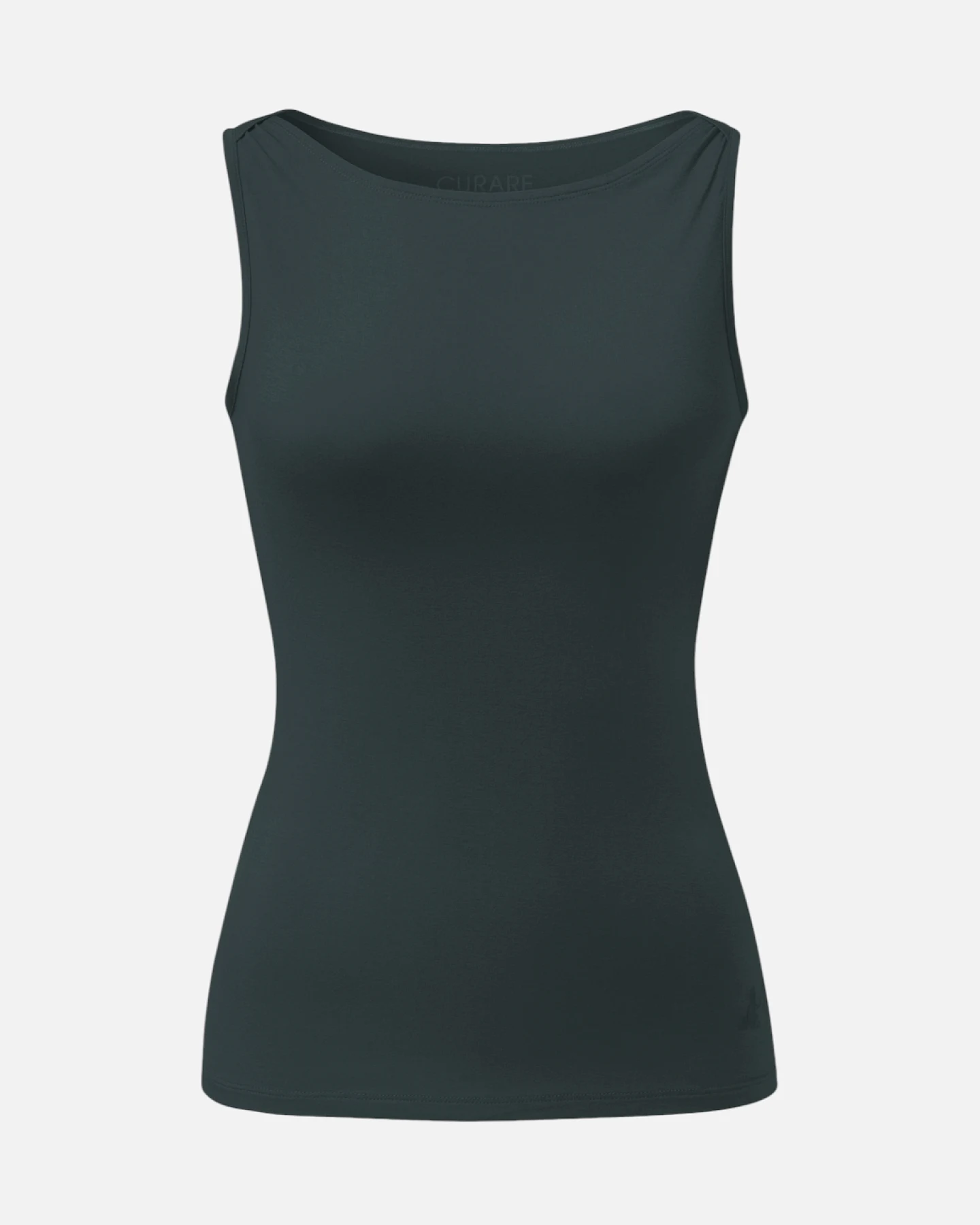 Curare Boat Neck Top - Dark Forest S – Ansicht 5