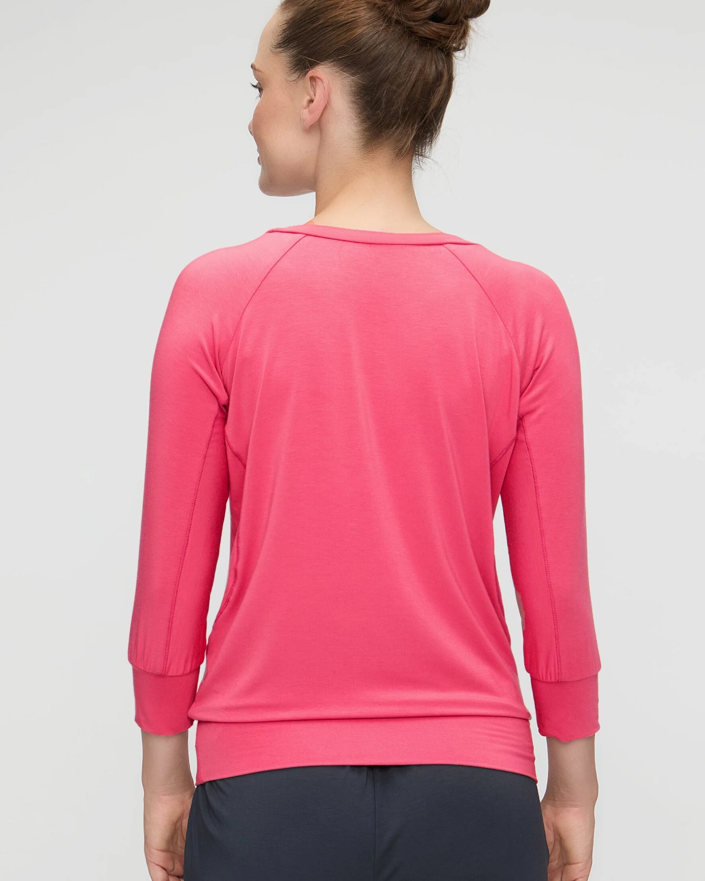 Curare Midi Flow Shirt - Raspberry M – Ansicht 3