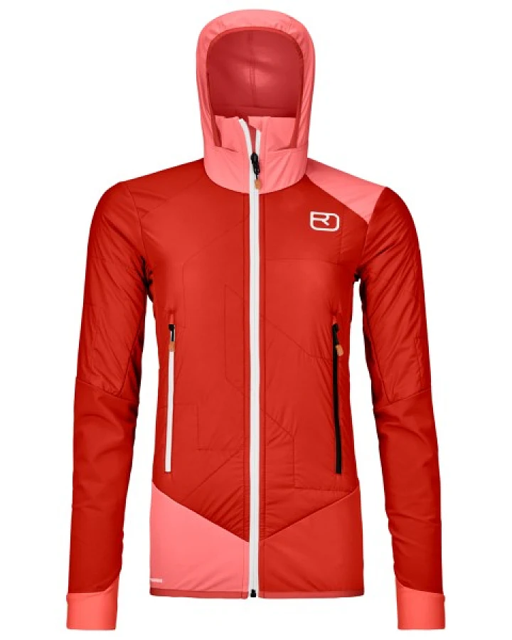 Ortovox - Women's Swisswool Col Becchei Hybrid Jacket - Softshelljacke Gr XS rot