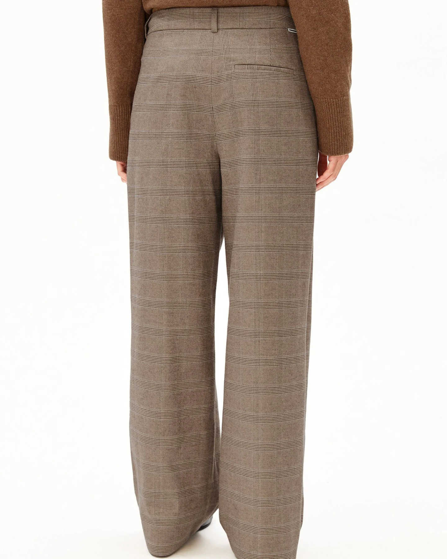 ARMEDANGELS Hose CHECK WIDE PLEATED – Ansicht 3