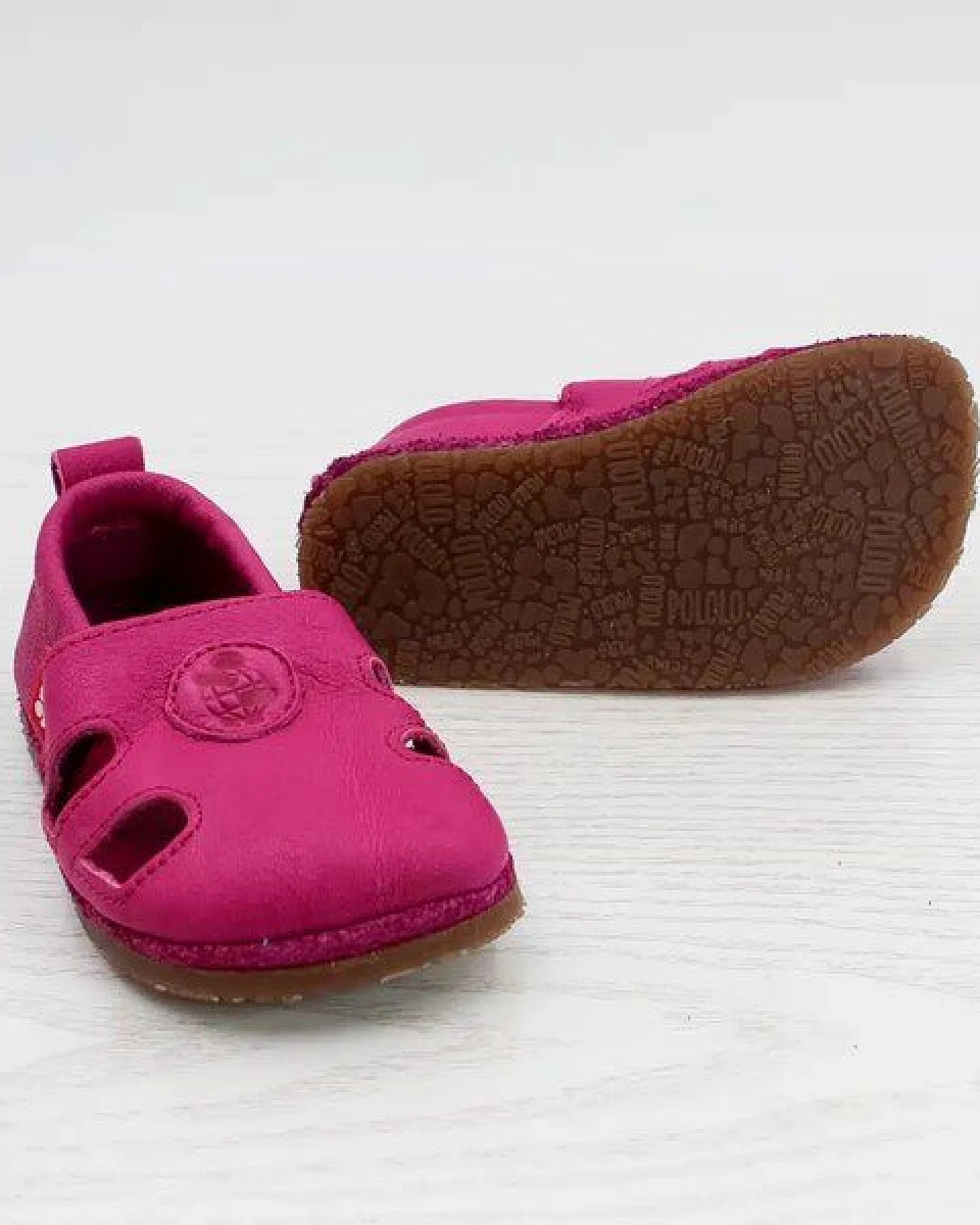 Pololo Barfußschuh "Sommer" aus pflanzlich gegerbtem Leder mit Gummisohle, Größen 20-34 – Ansicht 3