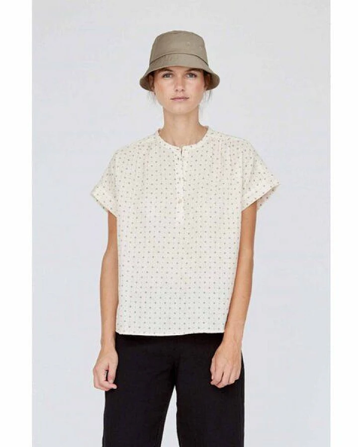 Basic Apparel Bluse EMBER aus Bio-Baumwolle
