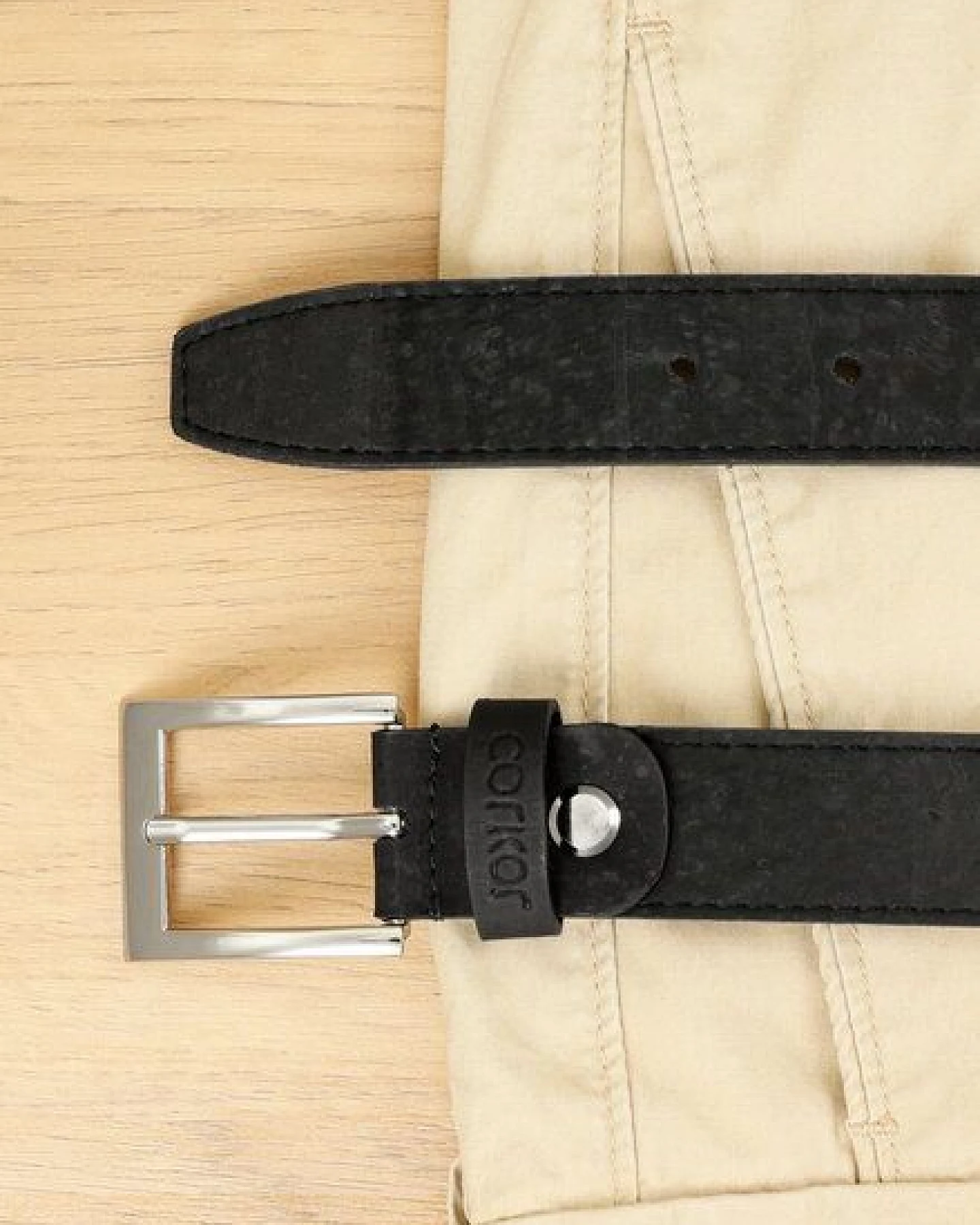 corkor Kork Gürtel 3cm Breite – Ansicht 4