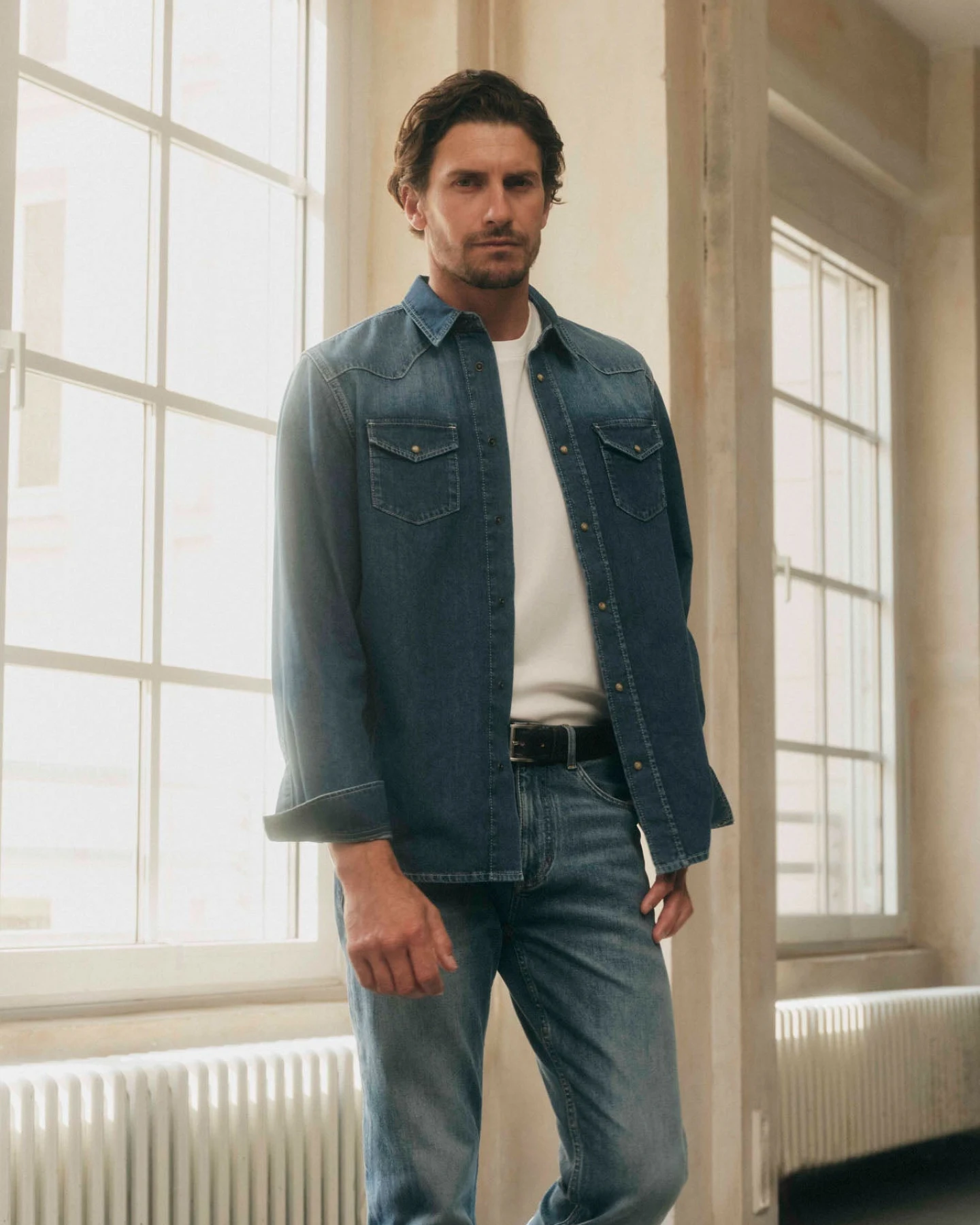 Jeanshemd Regular (GOTS) – Ansicht 2