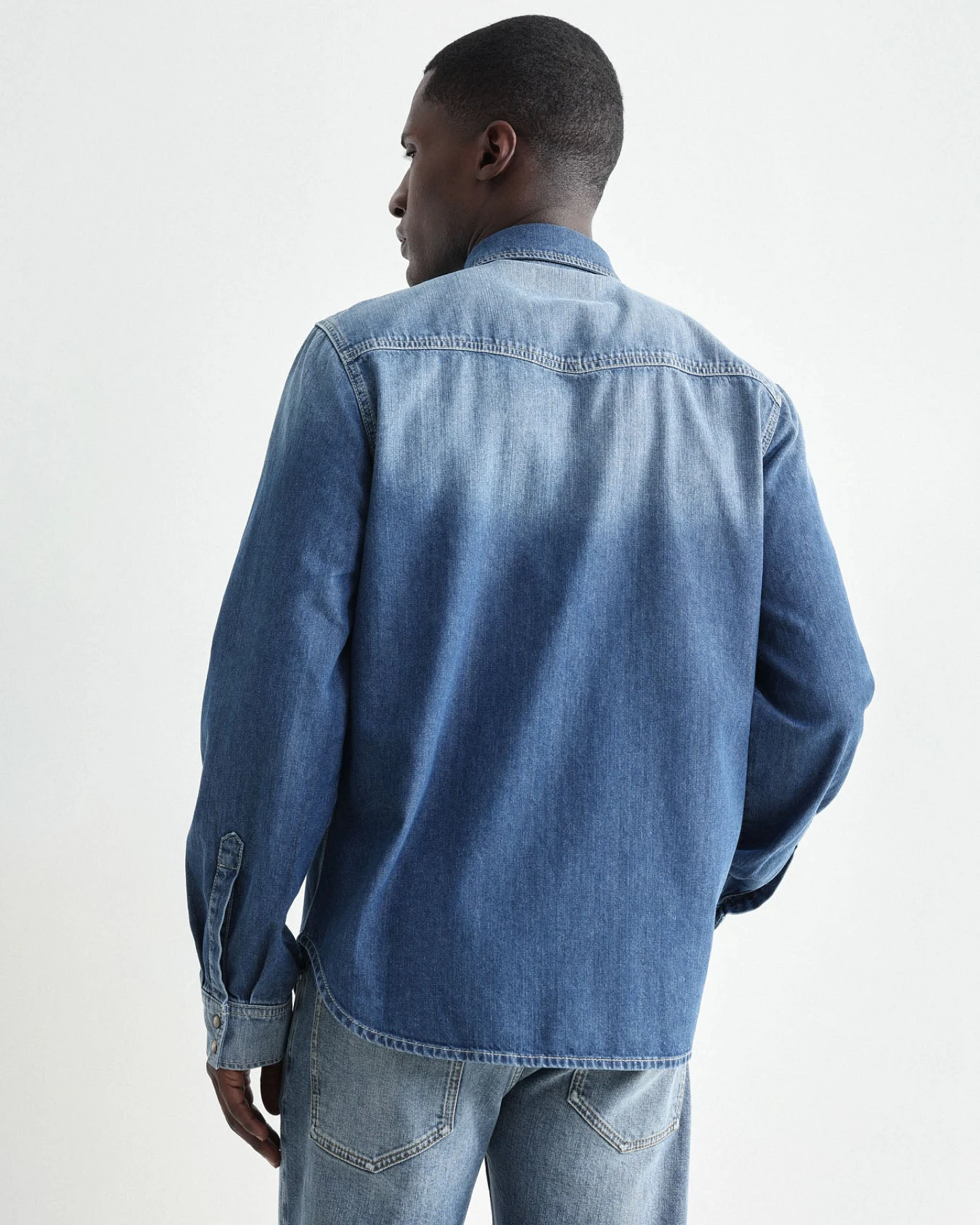 Jeanshemd Regular (GOTS) – Ansicht 7