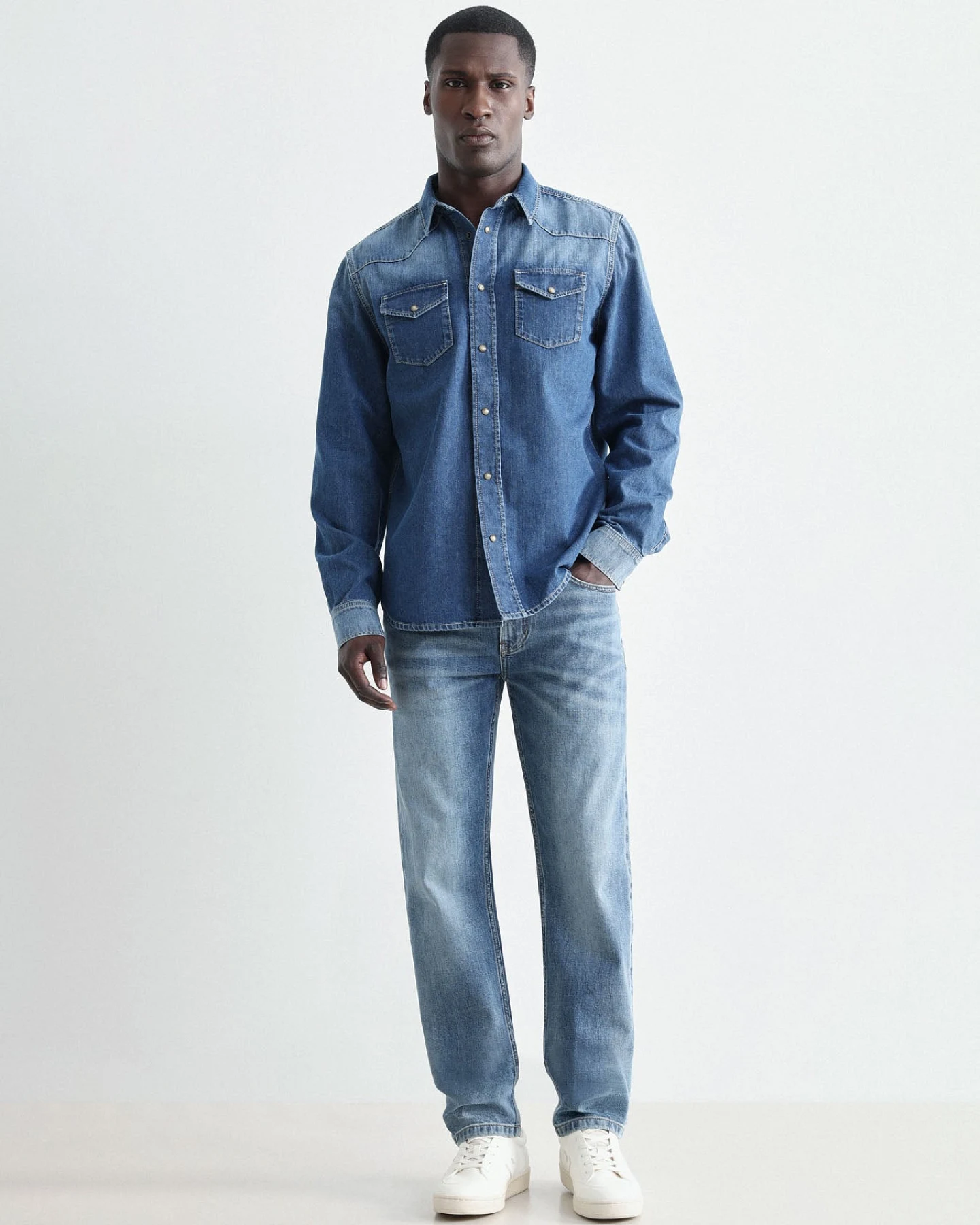 Jeanshemd Regular (GOTS) – Ansicht 4