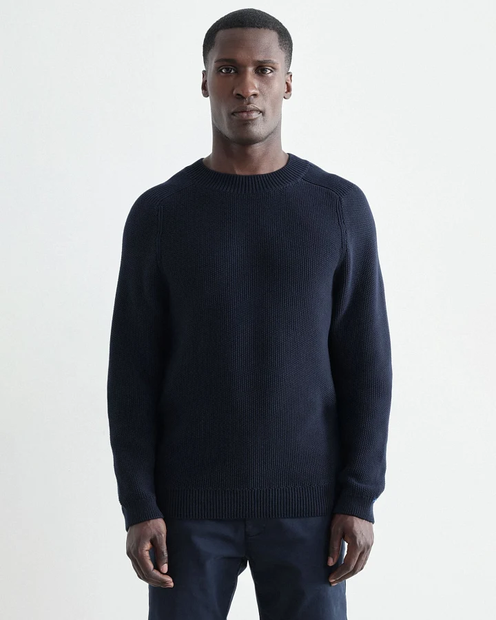 Strukturpullover Regular (GOTS)