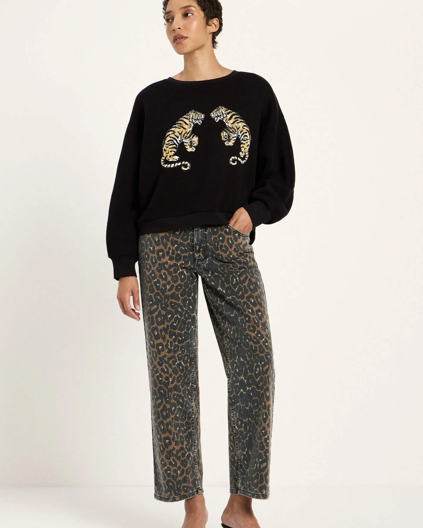 Statementsweatshirt (GOTS) – Ansicht 2