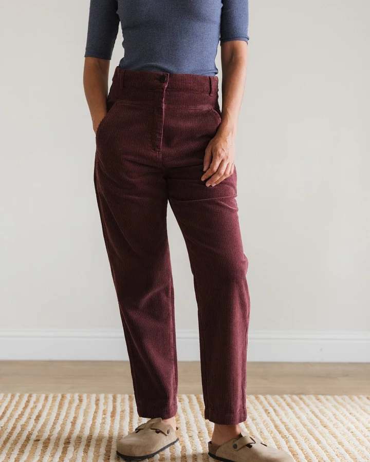 TWOTHIRDS Damen vegan Hose Ontong Russet Brown