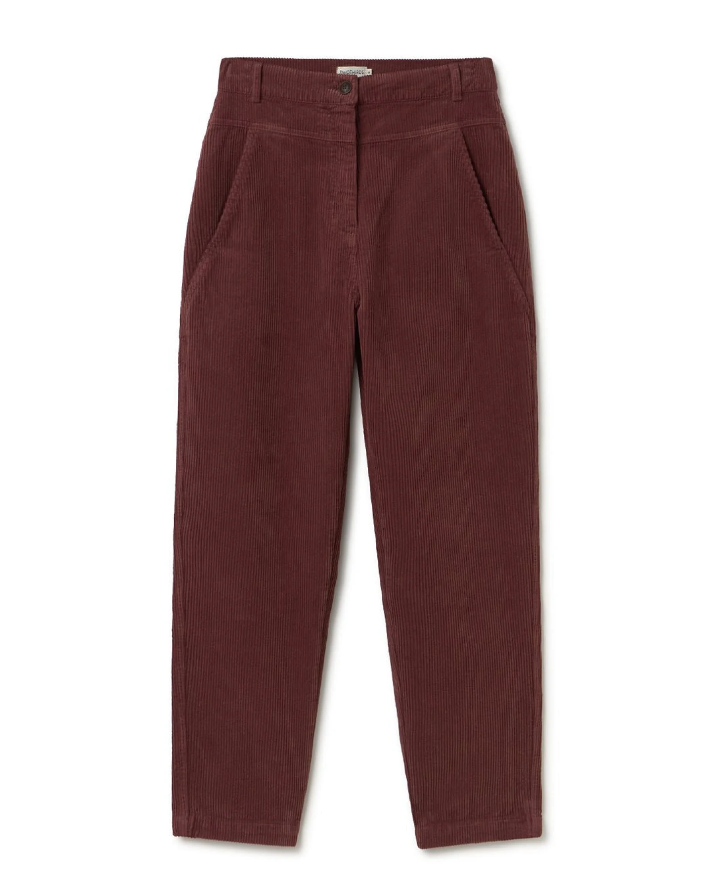 TWOTHIRDS Damen vegan Hose Ontong Russet Brown – Ansicht 2