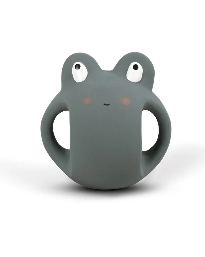 Greifling aus 100% Naturkautschuk - Frey der Frosch Maße 10 x 10 x 11 cm