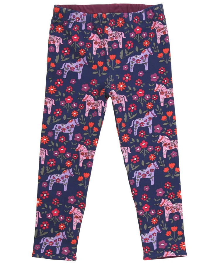 Enfant Terrible - Wendeleggings "Pferde" midnight