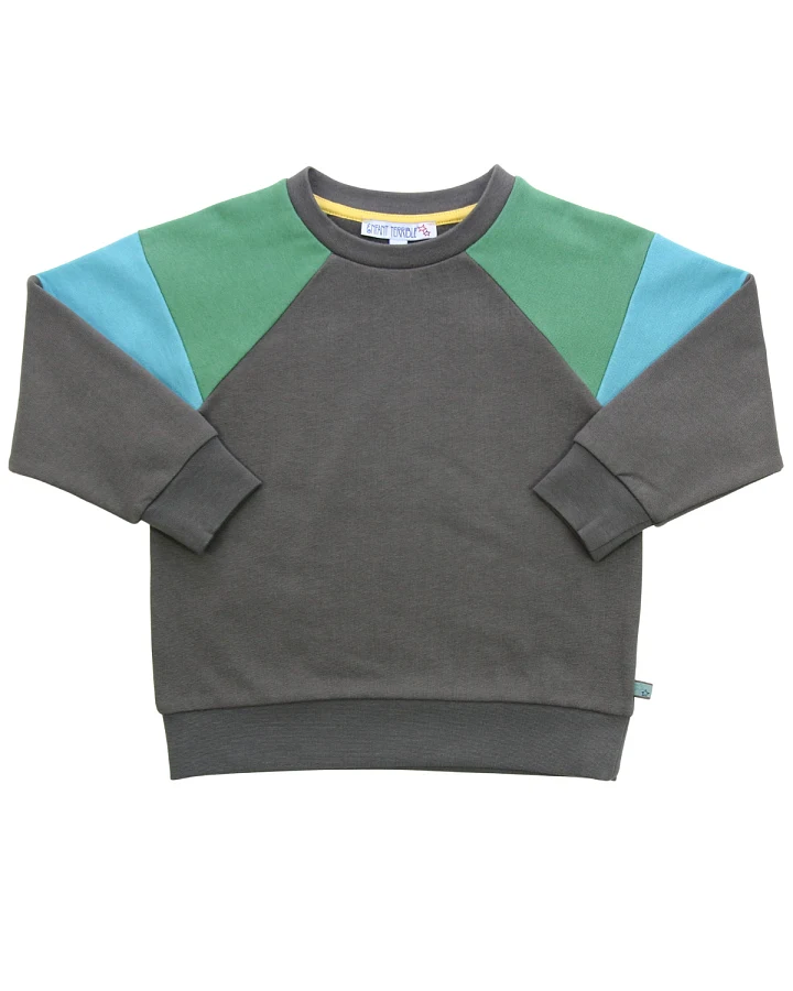 Enfant Terrible - Sweatshirt "Colourblock" pistachio-grass