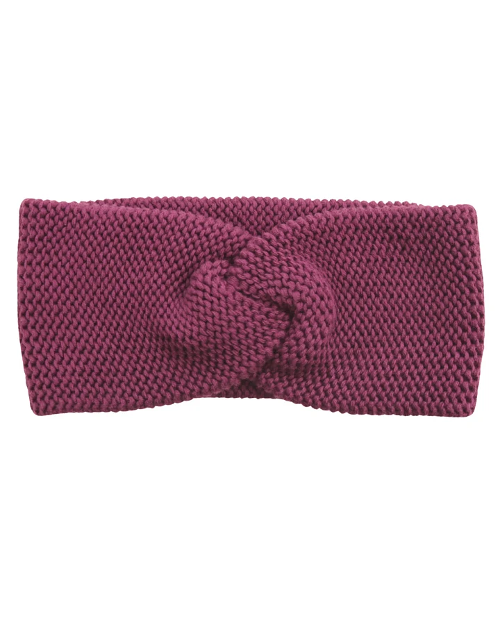 Enfant Terrible - Strick-Stirnband aubergine