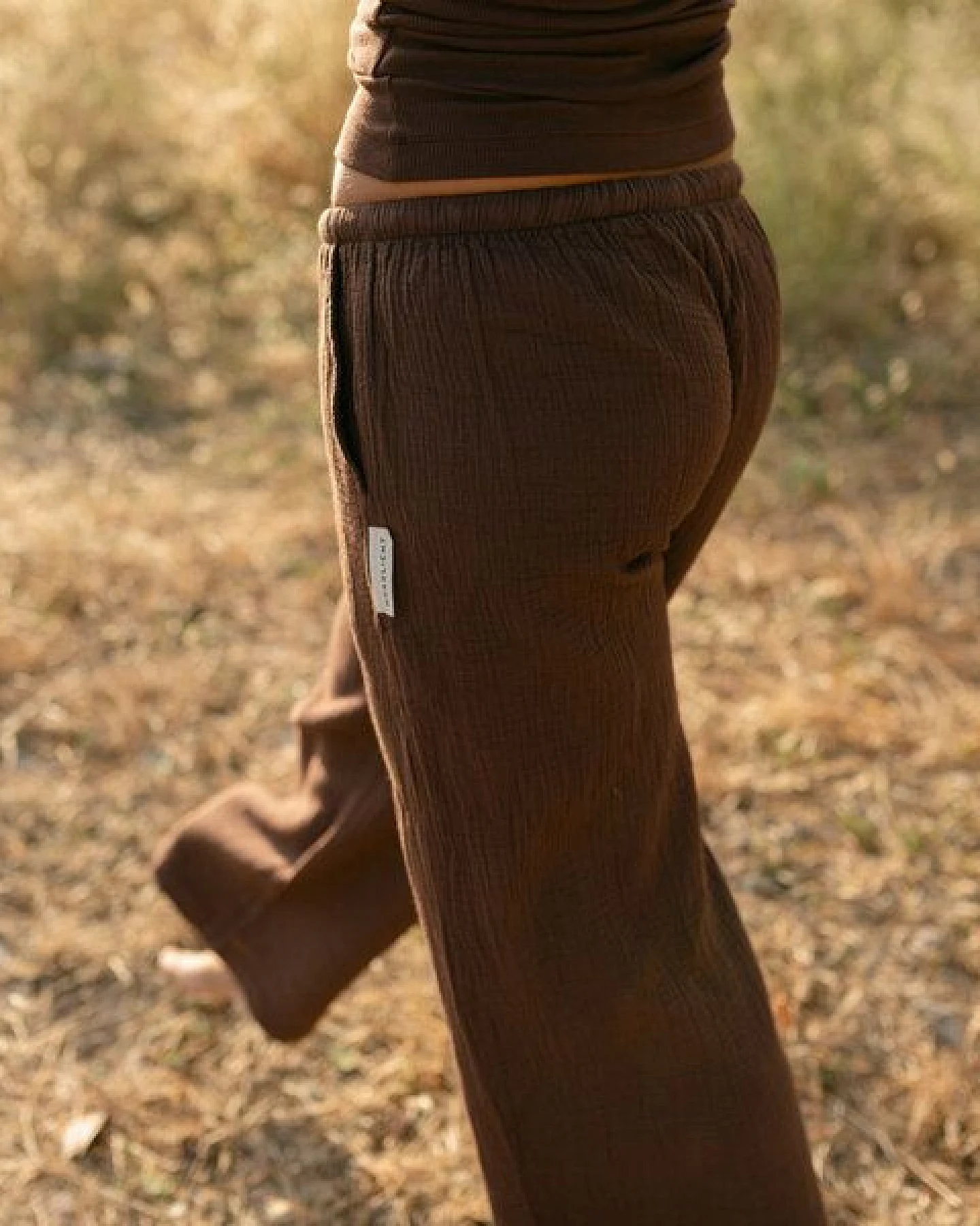 NORDLICHT Musselin Hose Lora aus 100% Bio-Baumwolle – Ansicht 3