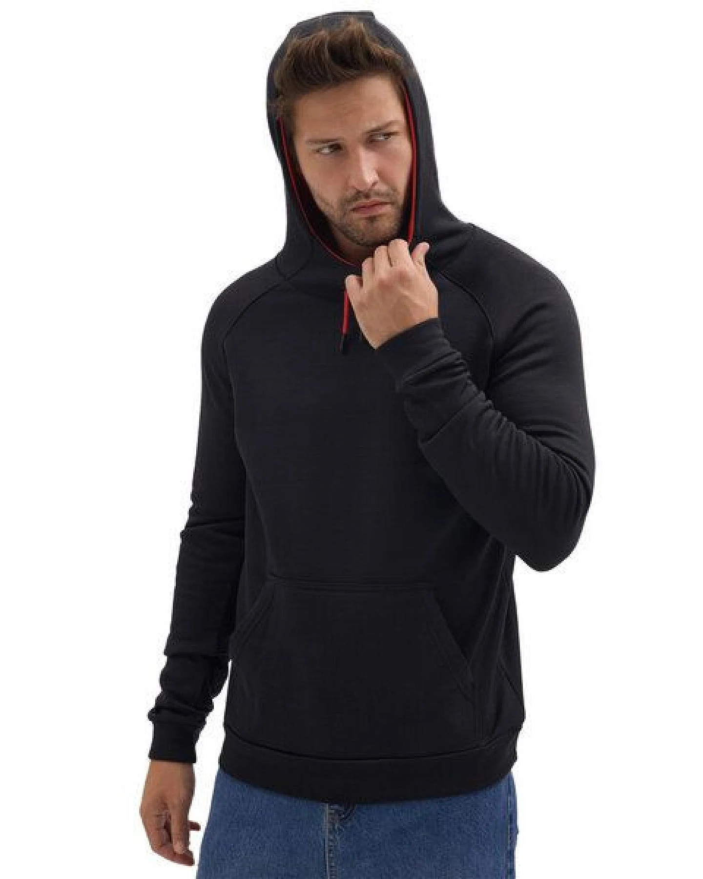 Woolona Kapuzenpullover - SCOUT - 100% Merinowolle – Ansicht 3