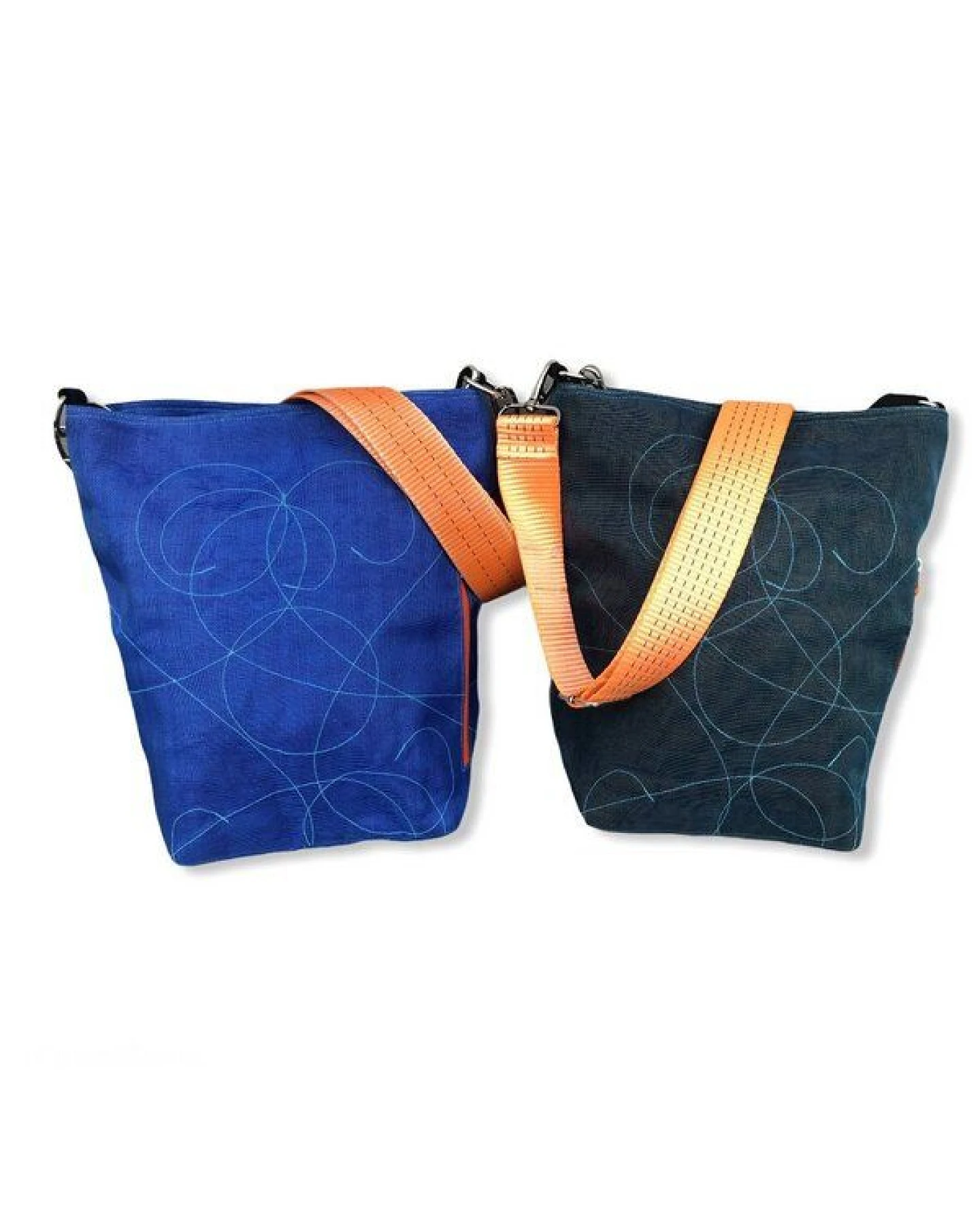 Beadbags Schultertasche NET3TJ reused Moskitonetz mit Hochseehafengurt – Ansicht 2