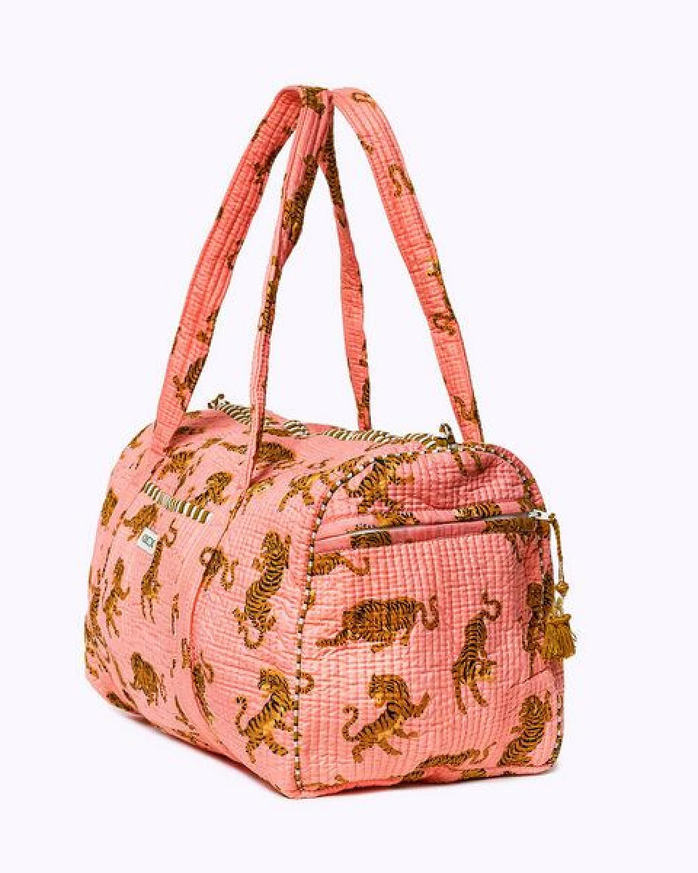 KIKOONI handgefertigte große Baumwolltasche "K. Shopper" – Ansicht 3