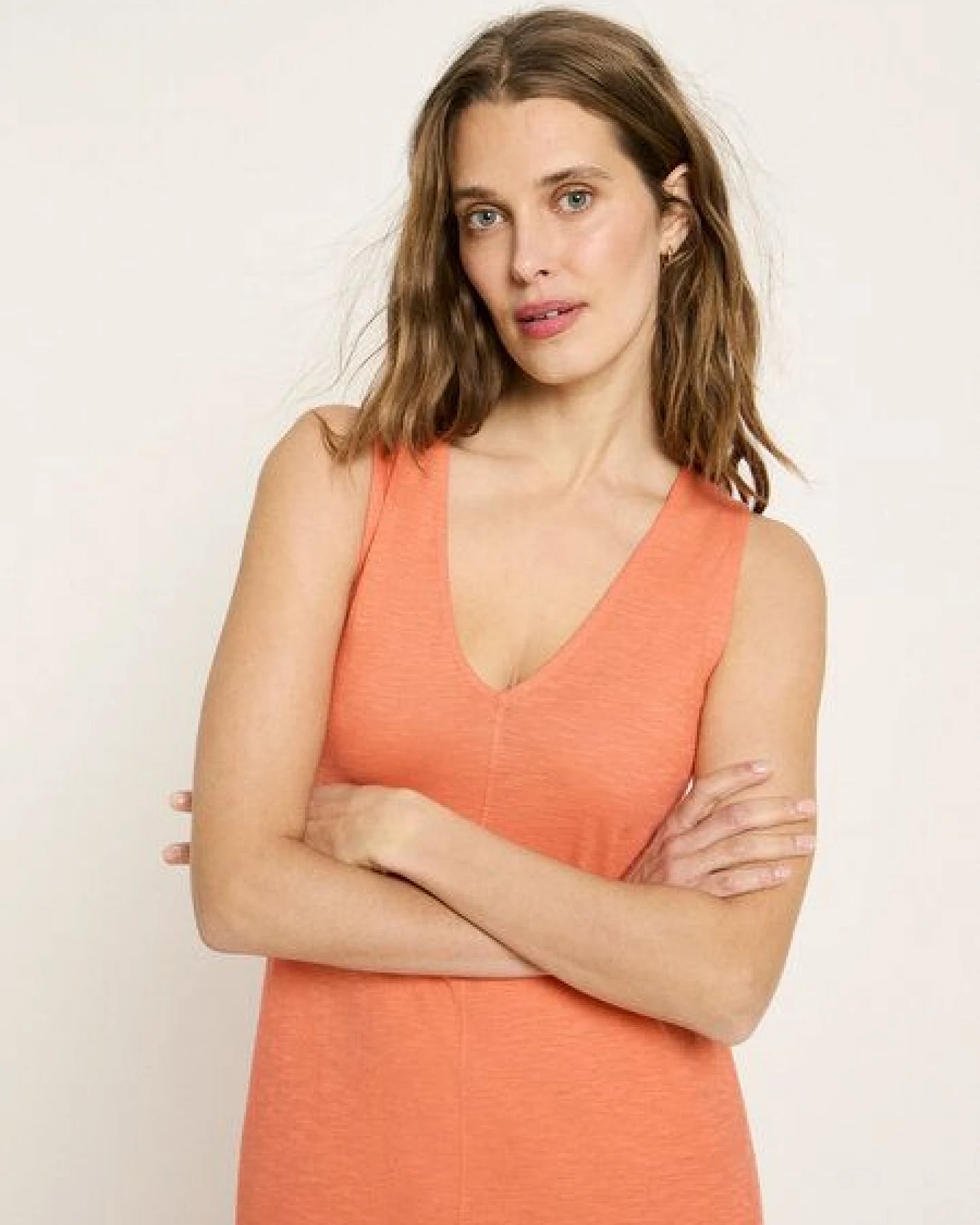 LANIUS Maxikleid (GOTS) aus Bio-Baumwolle – Ansicht 2