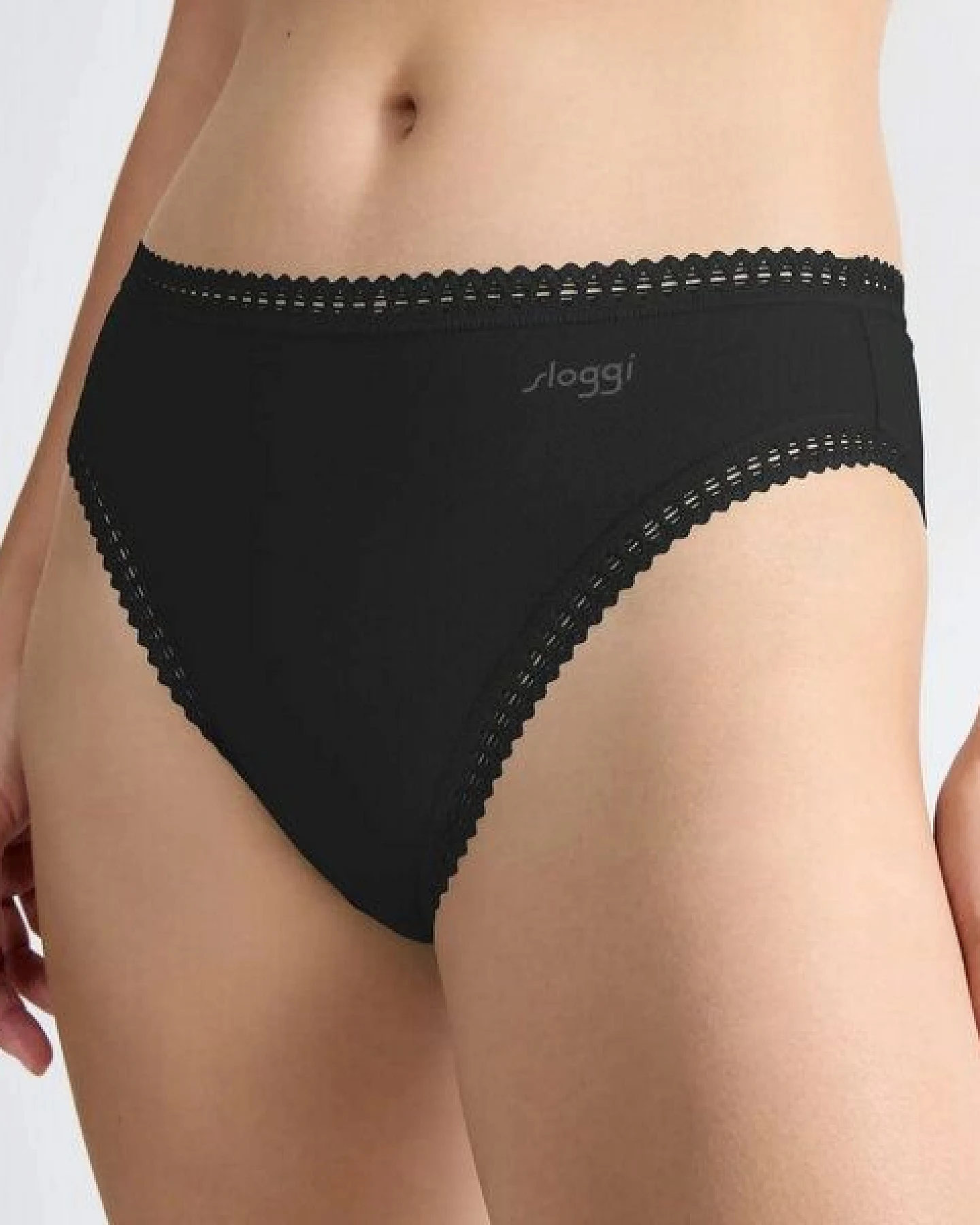 Sloggi 3er Pack Slips mit hohen Beinausschnitt – Ansicht 2