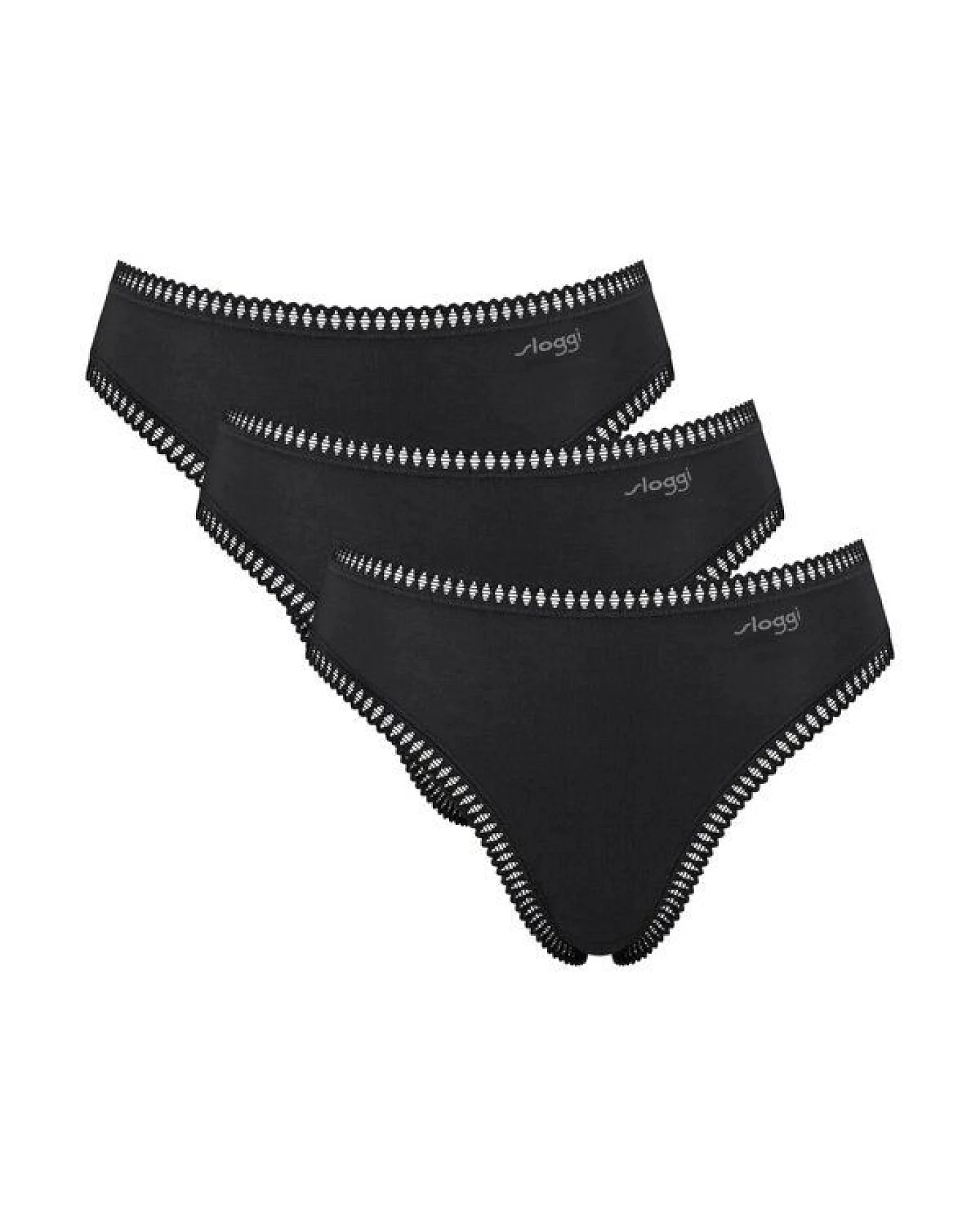 Sloggi 3er Pack Slips mit hohen Beinausschnitt – Ansicht 4