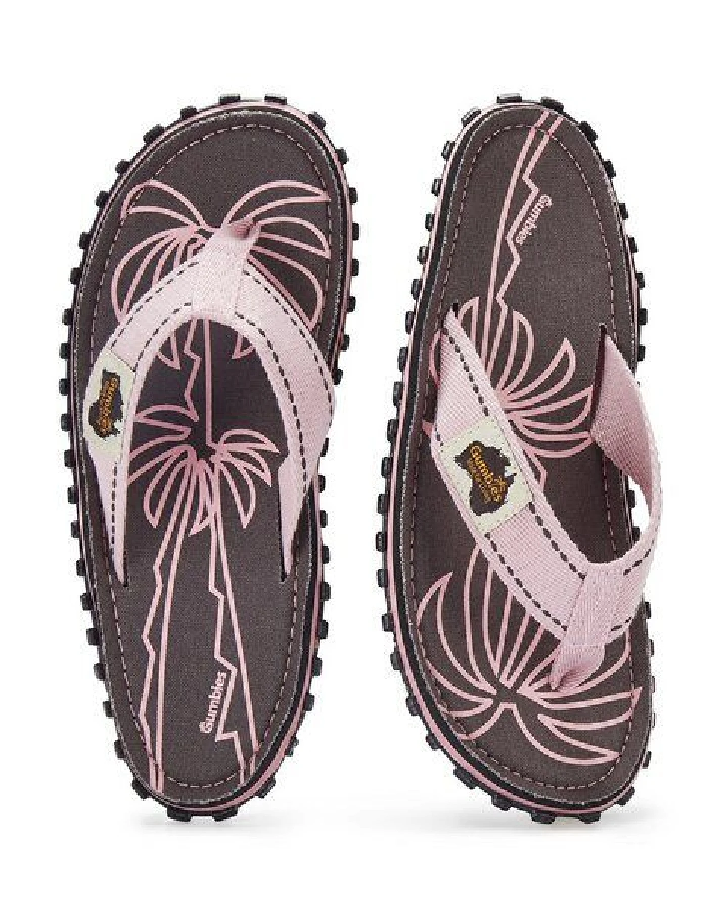GUMBIES Palm Leaf Grey - Flip Flops aus recyceltem Material – Ansicht 4