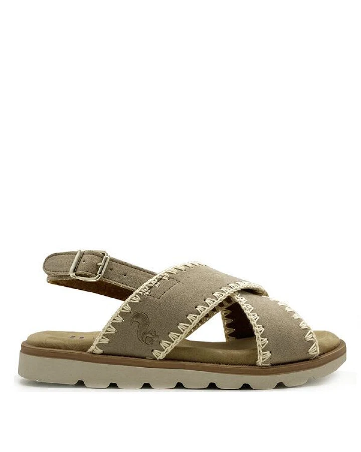 Vegane thies ® Rec Soft Woven Sandale aus recycled PES