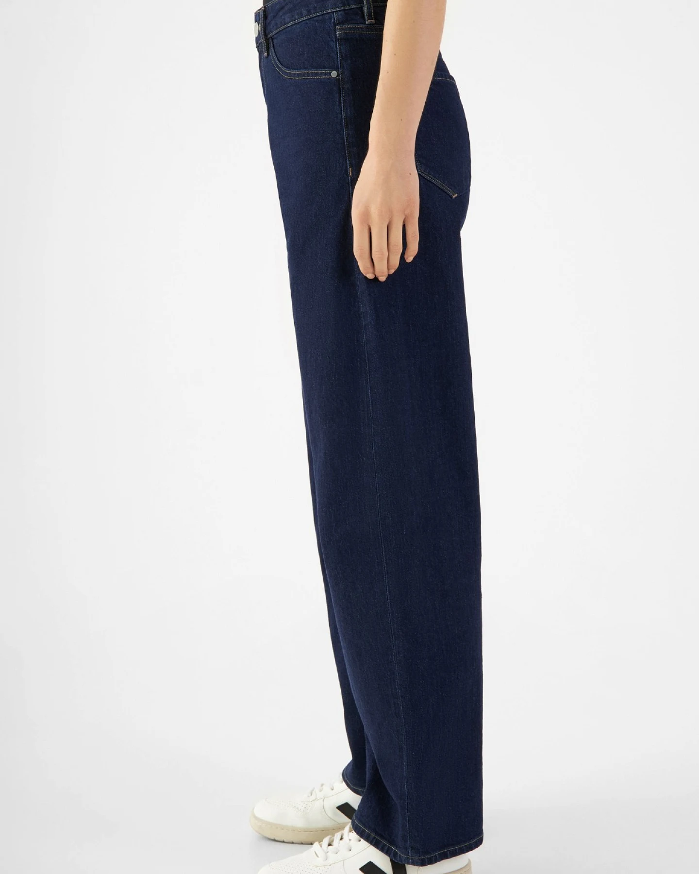 Jeans Ash Barrel Leg Minimal Stretch Dark Blue – Ansicht 2