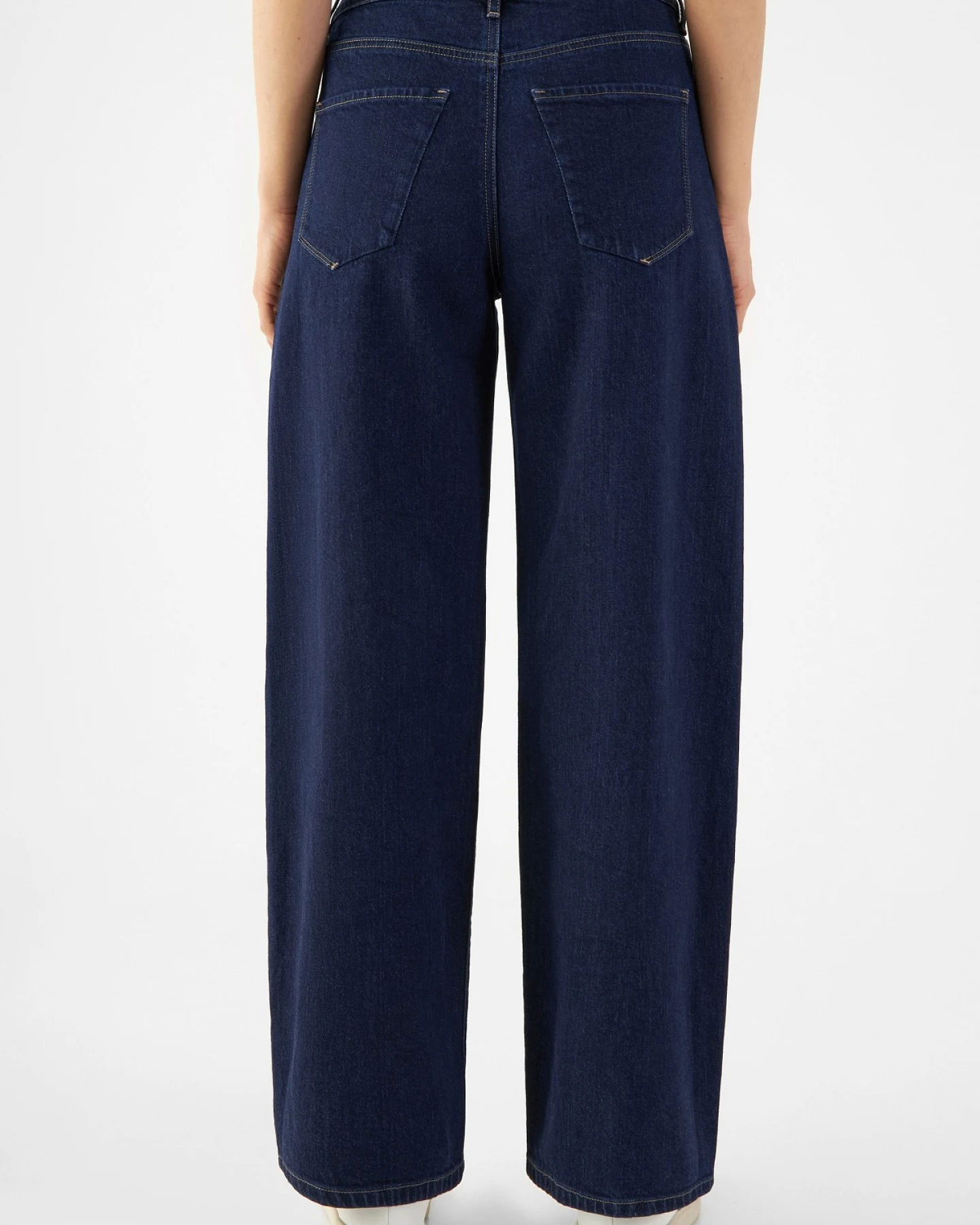 Jeans Ash Barrel Leg Minimal Stretch Dark Blue – Ansicht 3