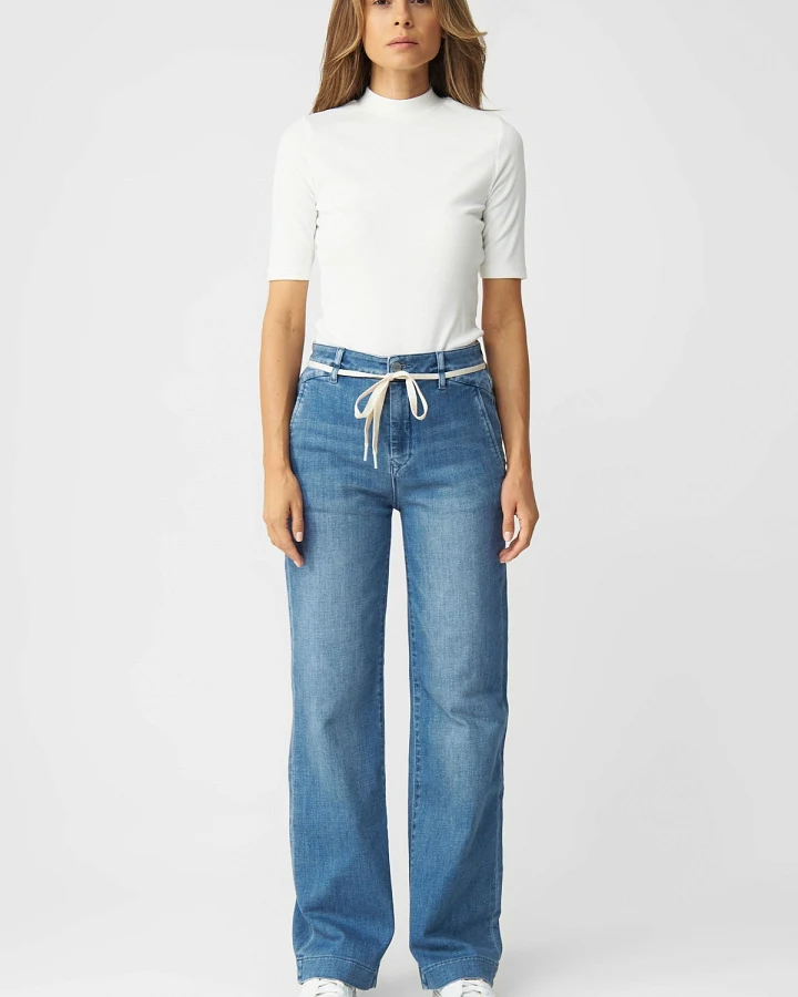 Jeans Dew Flared Soft Medium Blue