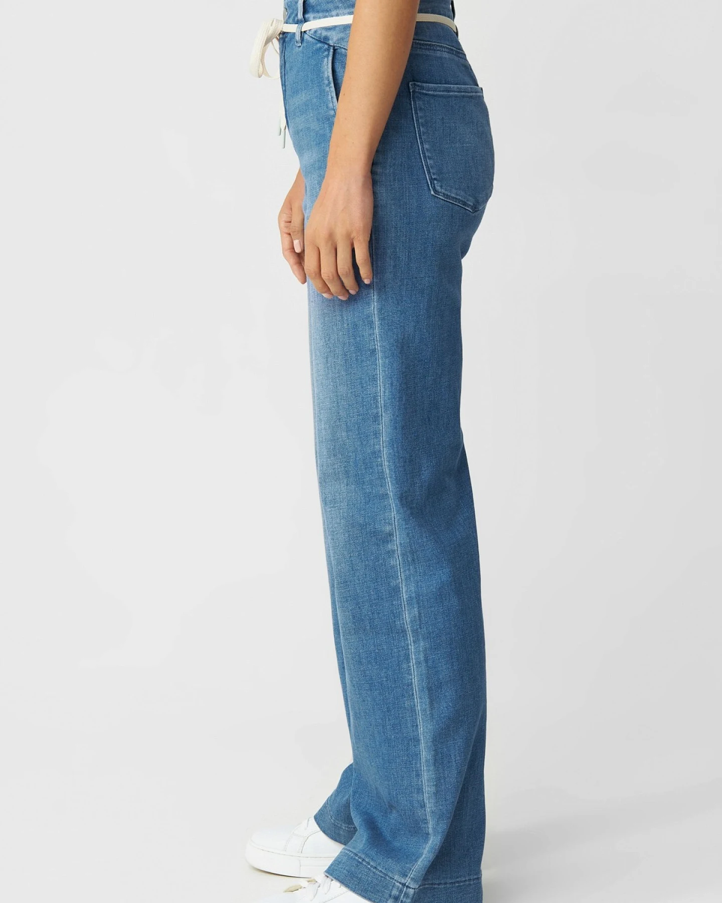 Jeans Dew Flared Soft Medium Blue – Ansicht 3