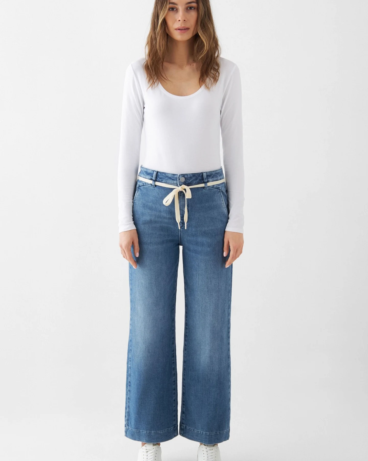 Jeans Dew Flared Soft Medium Blue – Ansicht 2