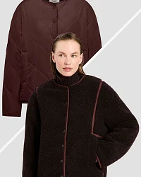 Produktseite: Wendejacke Plain Teddy