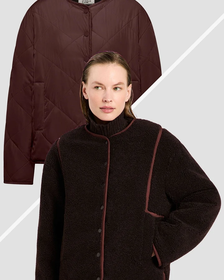 Wendejacke Plain Teddy