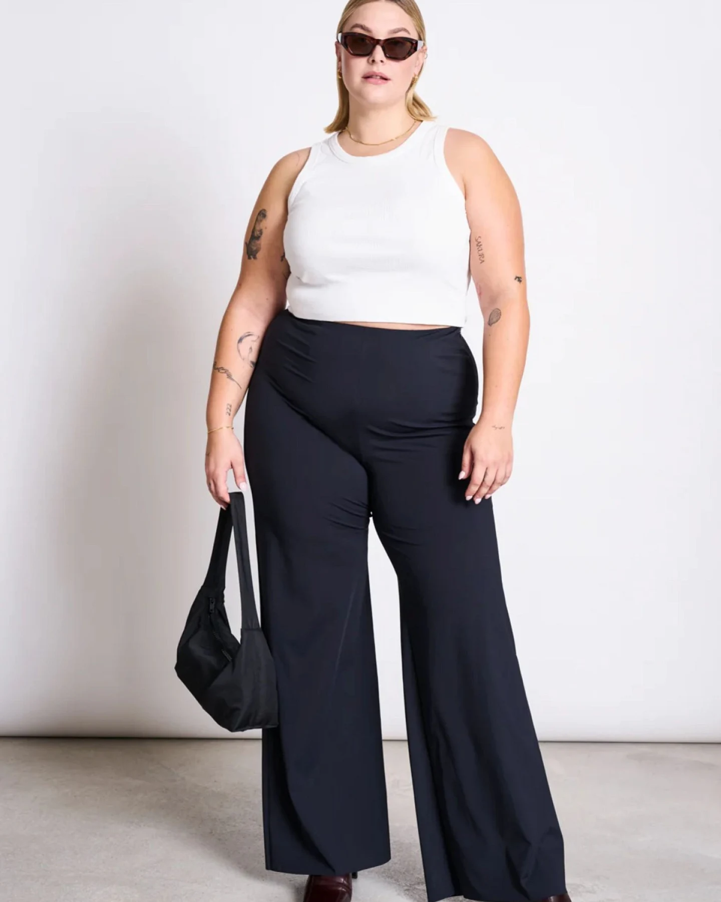 Hose Marlene Neoprene Schwarz – Ansicht 4
