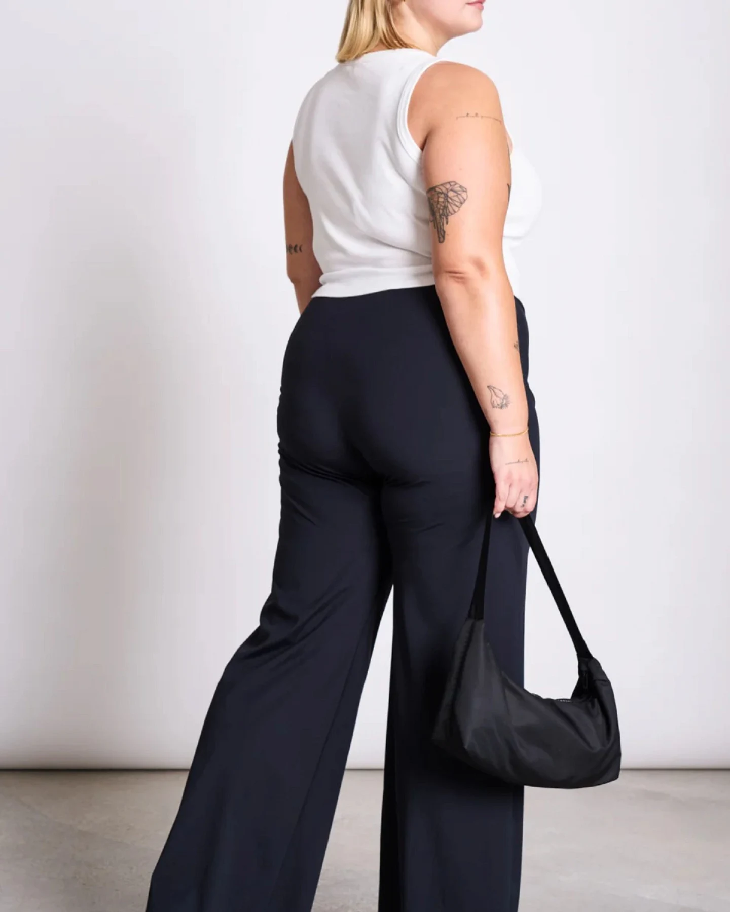 Hose Marlene Neoprene Schwarz – Ansicht 5