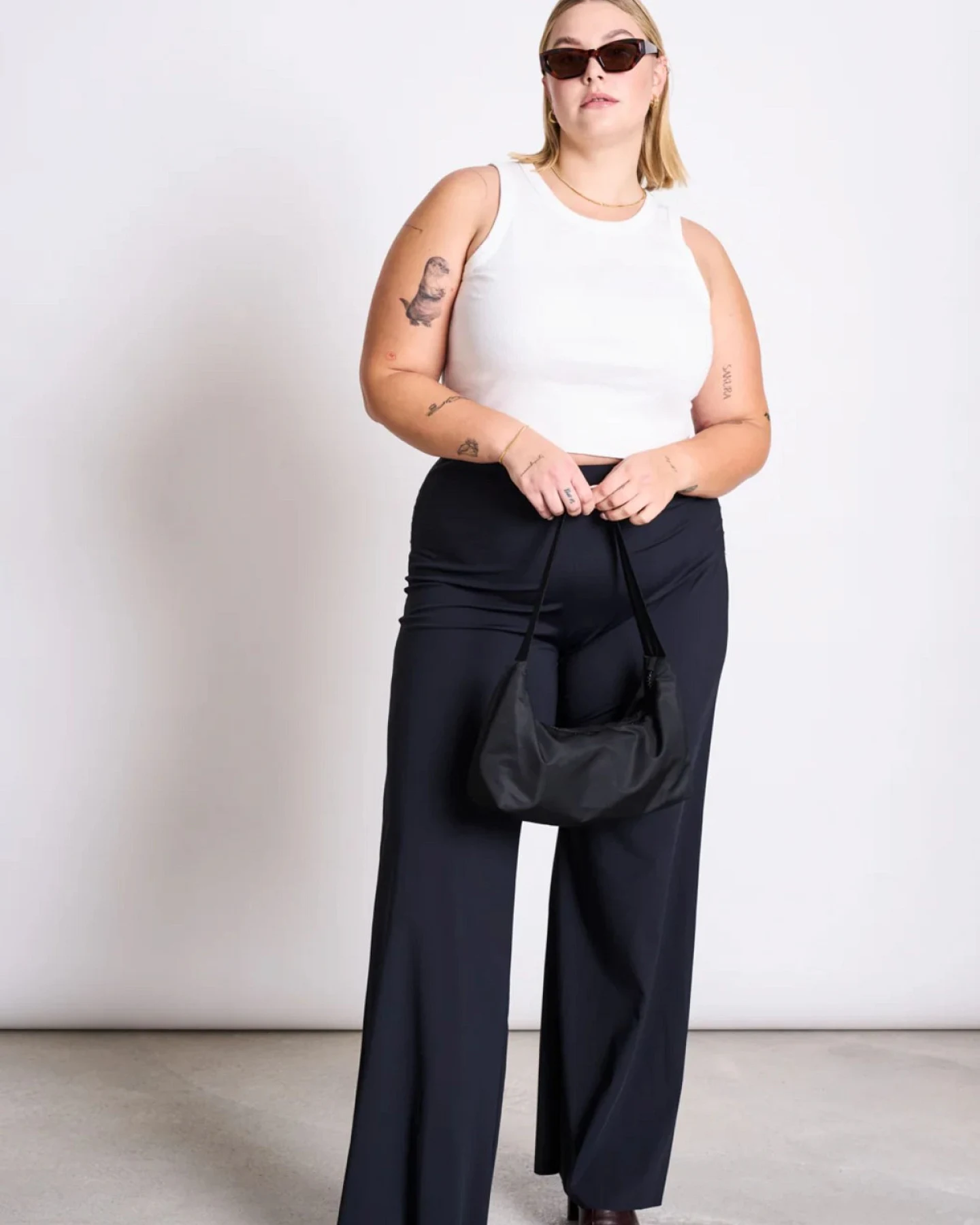 Hose Marlene Neoprene Schwarz – Ansicht 6
