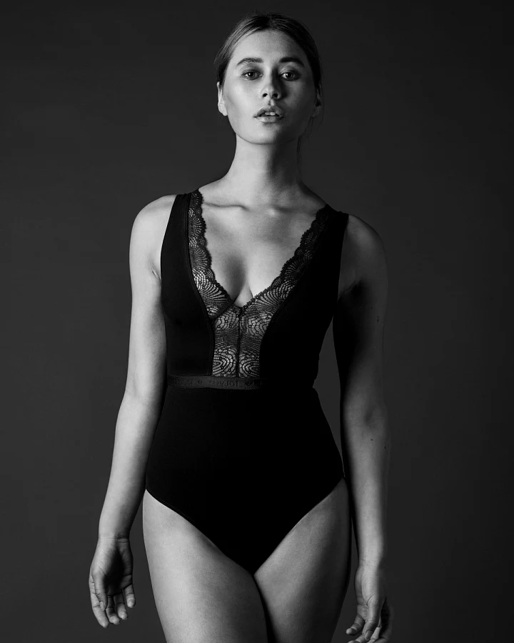 Bodysuit Garden Tiger Schwarz