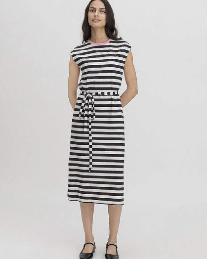 hessnatur Jersey Kleid Midi Regular aus reiner Bio-Baumwolle