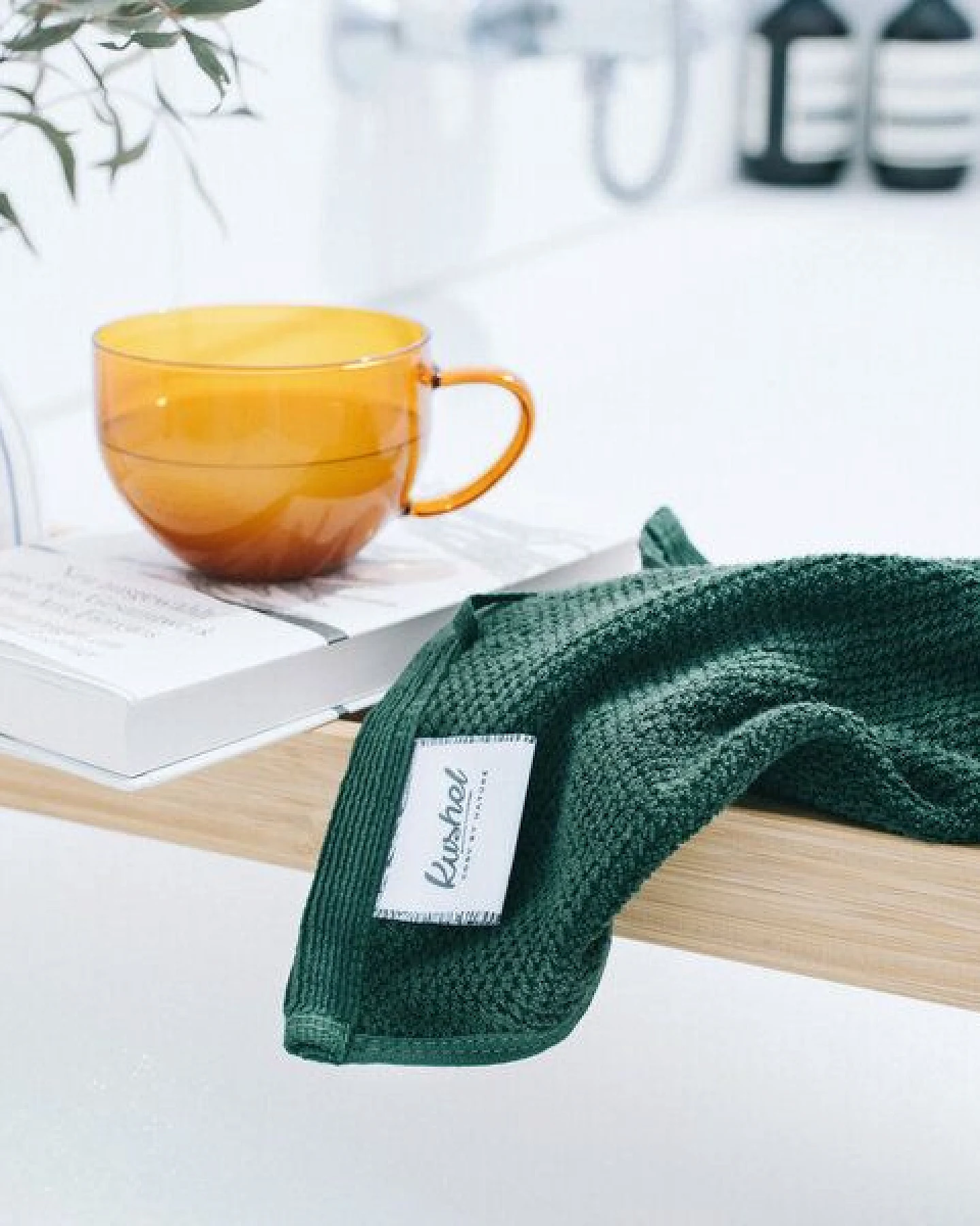 Kushel Towels Gästehandtuch aus Biobaumwolle & TENCEL Modal – Ansicht 2