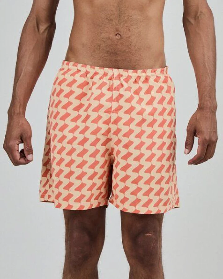 Brava Fabrics Gum Badeshorts Rostrot