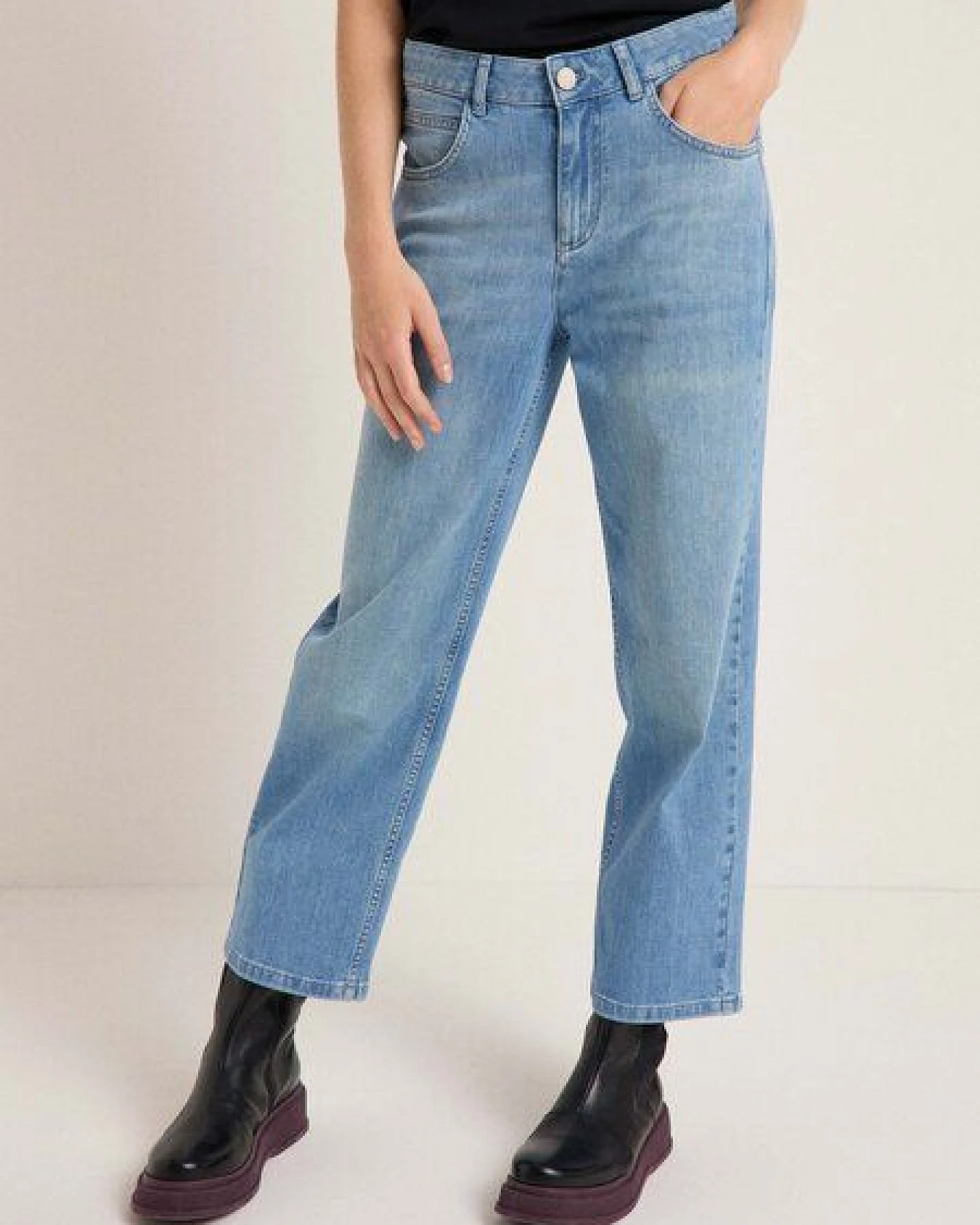 LANIUS Relaxed Jeans aus Bio-Baumwolle – Ansicht 2