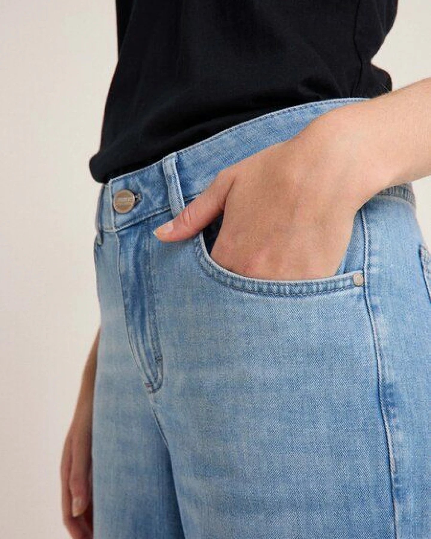 LANIUS Relaxed Jeans aus Bio-Baumwolle – Ansicht 3