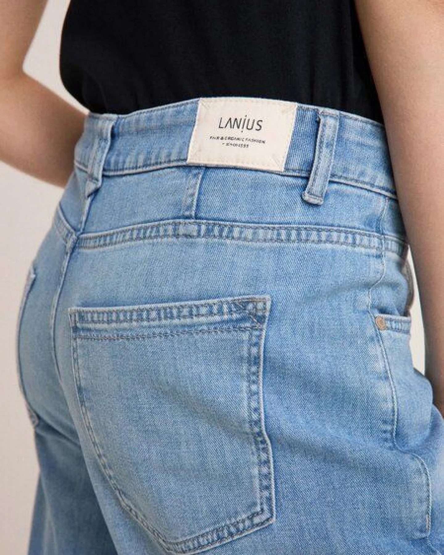 LANIUS Relaxed Jeans aus Bio-Baumwolle – Ansicht 4