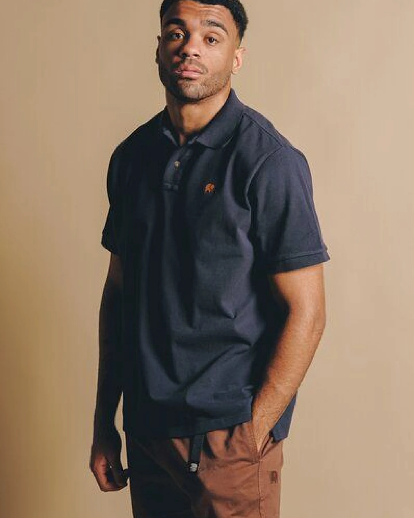 Organic Essential Polo Shirt Trendsplant Blue – Ansicht 2