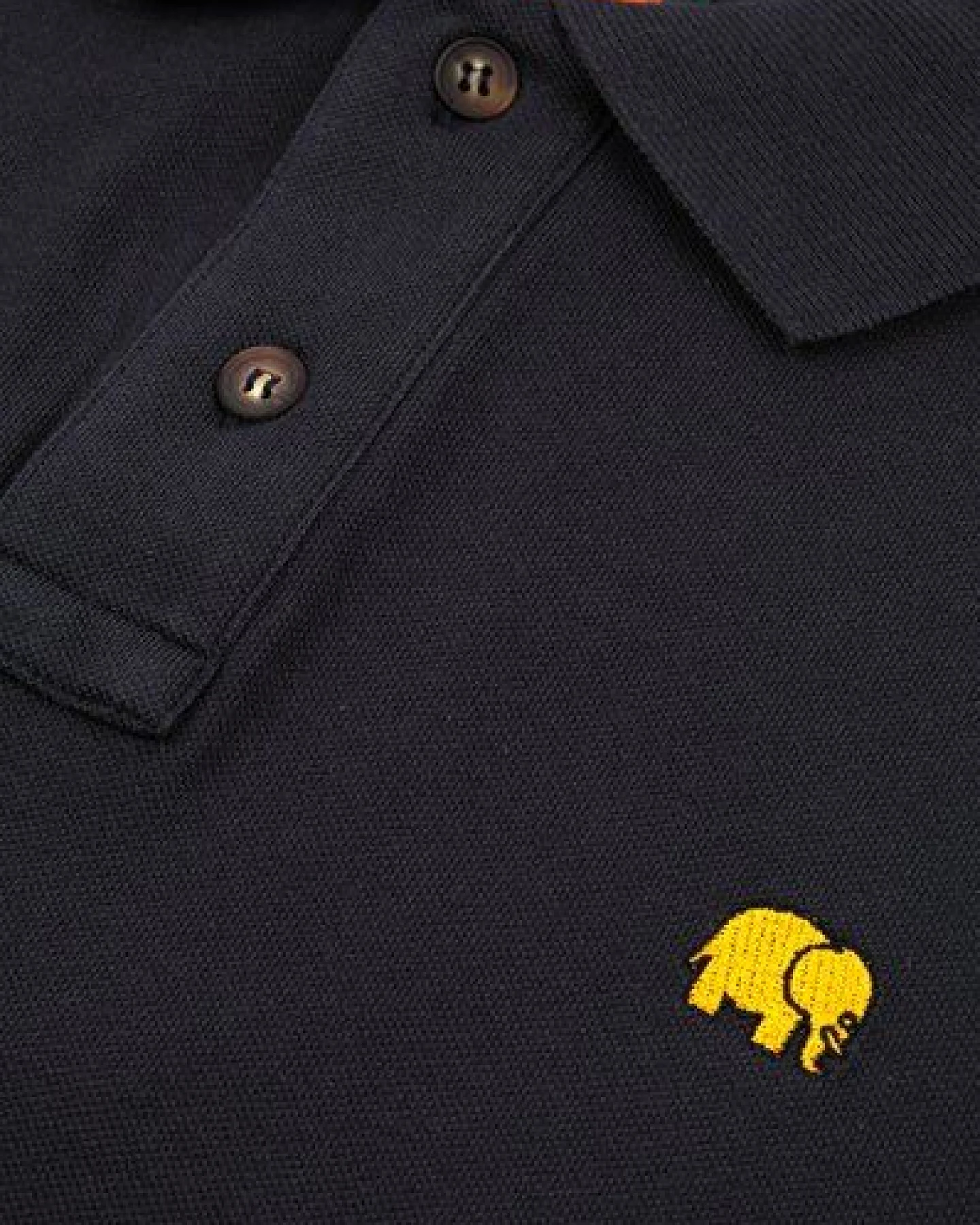 Organic Essential Polo Shirt Trendsplant Blue – Ansicht 3