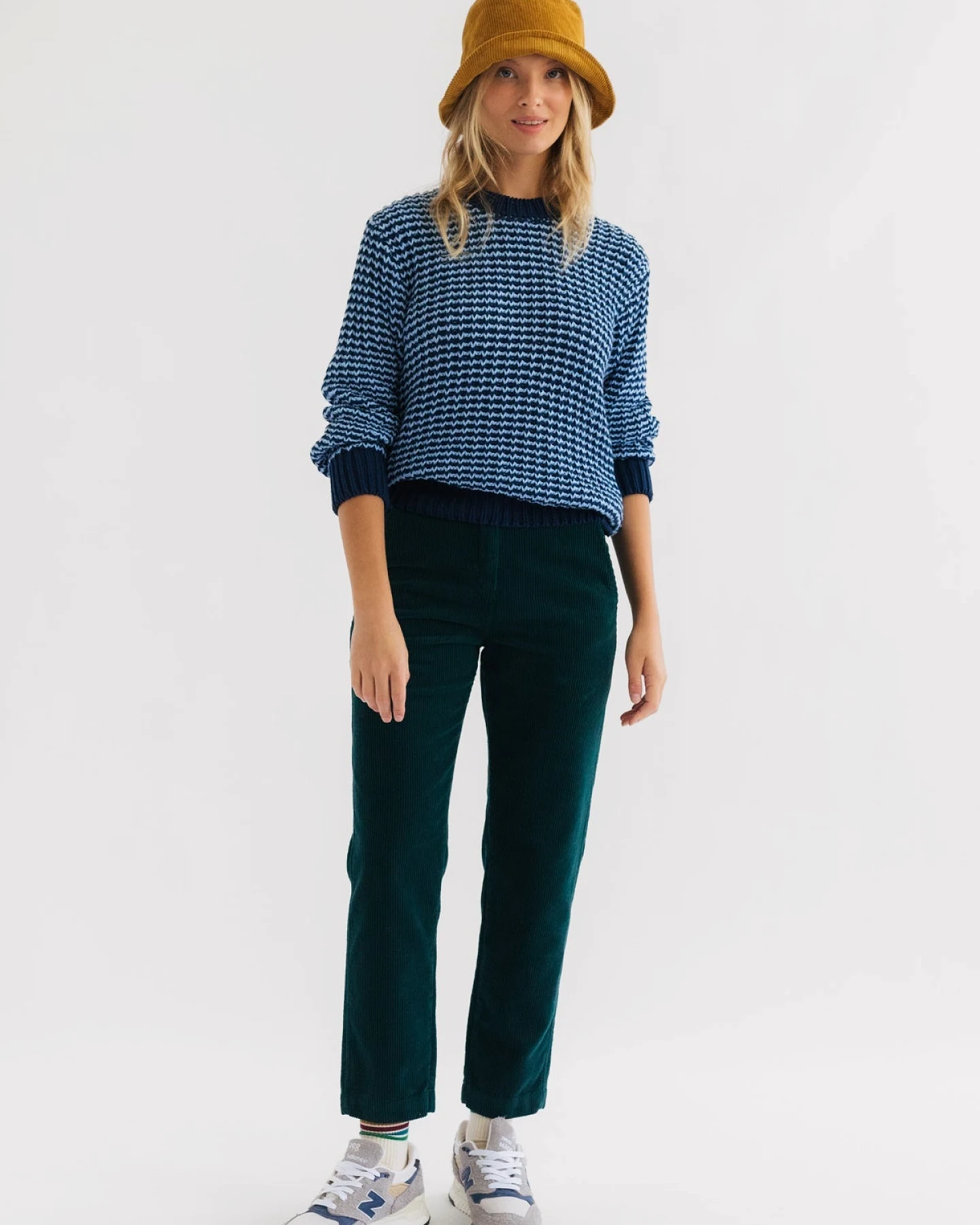 TWOTHIRDS Damen vegan Pullover Katiu Blau – Ansicht 2