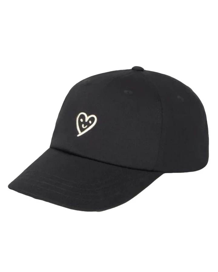 Thinking MU Cap Curte Heart Black Chris Cap Black